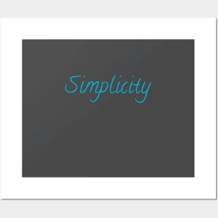 Simplicity Posters and Art